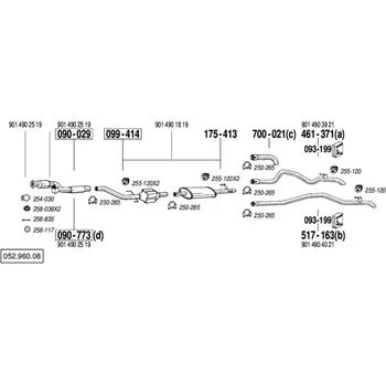 Katalyzátor katalyzátor Bosal 090-029
