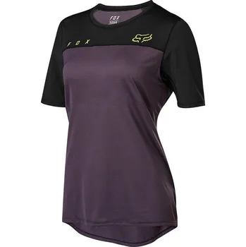 Cyklistické oblečení FOX Dámský volný dres Flexair SS Jersey -Dark Purple - S