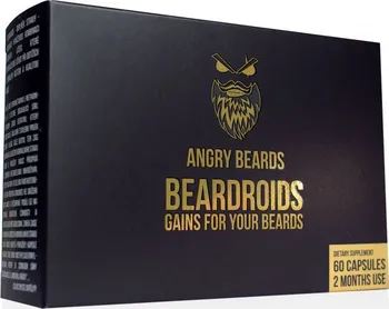 Péče o vousy Angry Beards Beardroids vitamíny na růst vousů 60 ks