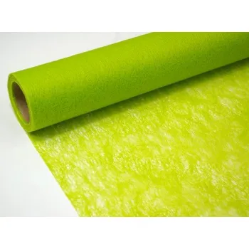 Svatební dekorace Vlizelín sv.zelený 50cm /10 m - hrášek