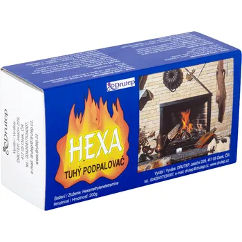 Podpalovač Drutep Hexa tuhý podpalovač 200 g