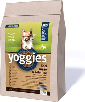 Krmivo pro psa Yoggies Mini kozí maso/zelenina