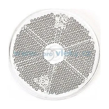 Samolepicí dekorace na vozidlo WAS Odrazka FI61 kulatá 61mm bílá na nýt