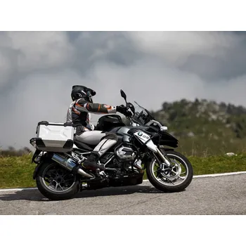 Zavazadlo na motocykl BMW R 1200 GS LC (13-) - Adventure Set stříbrný, SW-Motech KFT.0