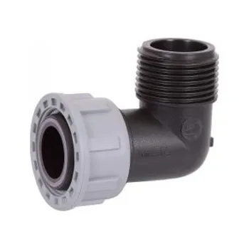 Vodovodní potrubí TAVLIT PE koleno s protočnou maticí 1¨AGx1¨IG (TAVLIT PE koleno s protočnou maticí 1"AGx1"IG)