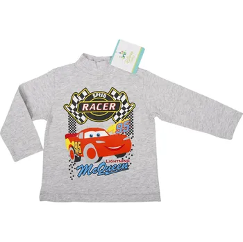 Chlapecké tričko Cars chlapecké šedé tričko s dlouhým rukávem Velikost: 67