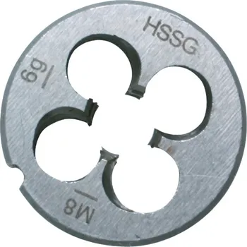 Závitořezný nástroj GSR 00703190 Kruhový závitník s čelistí HSS průměr 2 M6 SB