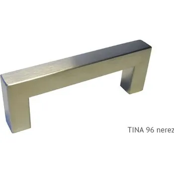 Nábytkové kování kovová úchytka TINA 96,128,160,224,320,448,544,672 Varianta: TINA 96 masivní nerez