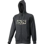 IXS Mikina Brand Hoody 6.1 antracit s kapucou XL