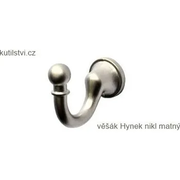 Věšák kovový věšák HYNEK Varianta: věšák HYNEK nikl matný