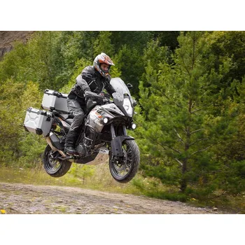 Zavazadlo na motocykl KTM 1190 Adventure (13-) - Adventure Set stříbrný, SW-Motech KFT