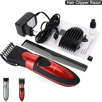 Strojek na vlasy DOBÍJECÍ ELEKTRICKÝ ZASTŘIHOVAČ VLASU A VOUSŮ (AKU ZASTŘIHOVAČ VLASŮ A VOUSŮ JE IDEÁLNÍ POMOCNÍK NA CESTY.)