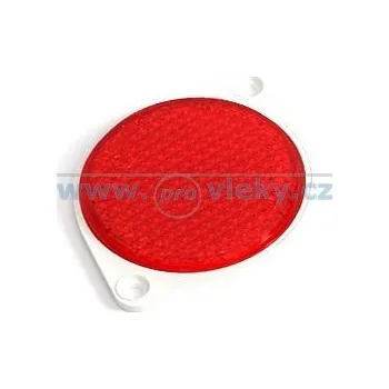 Samolepicí dekorace na vozidlo WAS Odrazka FI 75mm červená