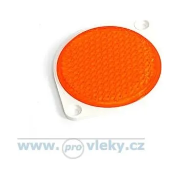 Samolepicí dekorace na vozidlo WAS Odrazka FI 75mm oranžová