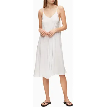 Dámské plavky Plážové šaty KW0KW01071-YCD bílá - Calvin Klein bílá M