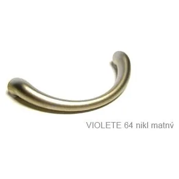 Nábytkové kování kovová úchytka VIOLETE 64 Varianta: VIOLETE 64 nikl matný