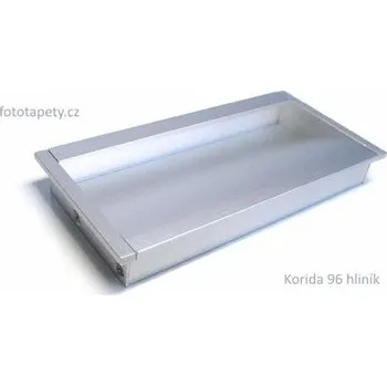 Nábytkové kování úchytka KORIDA zápustná 96,160,224 Varianta: KORIDA 96 masivní hliník