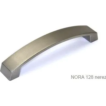 kovová úchytka NORA 128,160,192,256, 320 nerez Varianta: NORA 128 nerez