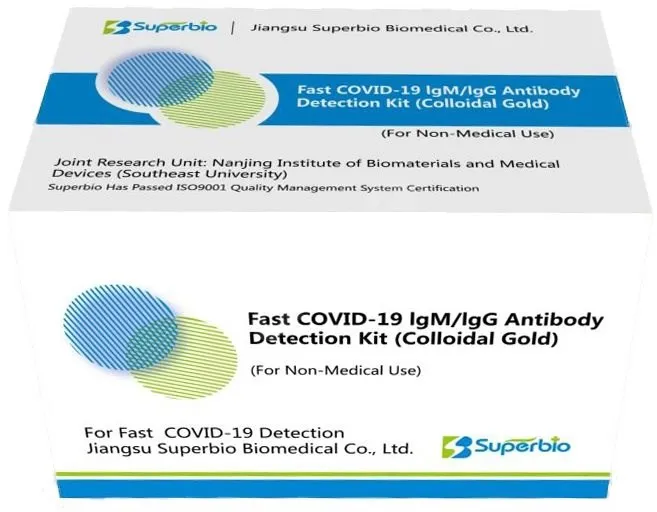 Superbio COVID-19 rychlotest balení
