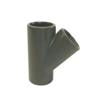 PVC T-kus 45° připojení - lepení 50 mm