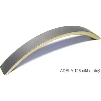 Nábytkové kování kovová úchytka ADELA 96,128 Varianta: ADELA 128 nikl matny