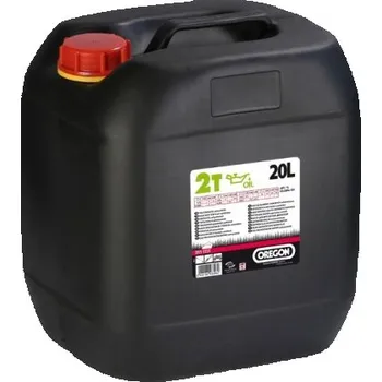 Motorový olej Dvoutaktní olej 2T, 20l, zelený, Oregon (O11-1151) (Dvoutaktní speciální motorový polosyntetický olej OREGON je vysoce výkonný olej, vyrobený z kvalitních rozpouštěcích surovin s minerálním základem a pečlivě vybraných přísad, které zaručují tepelnou)