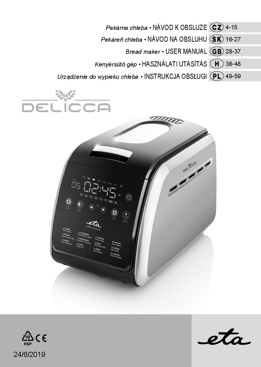 Uživatelský manuál ETA 7149 90030 - Zbozi.cz