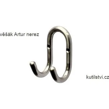 Věšák kovový věšák ARTUR Varianta: ARTUR nerez