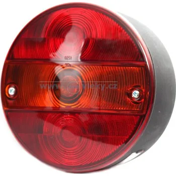 WAS Zadní skupinová svítilna W19L -levá vč. osvitu SPZ pro vlečky