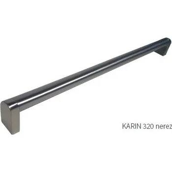 Nábytkové kování kovová nerezová úchytka KARIN 160,192,224,320,432,544 Varianta: KARIN 320 nerez