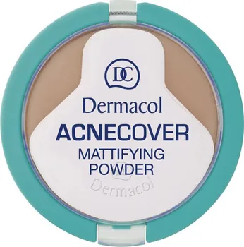 Pudr DERMACOL Matující pudr na problematickou pleť (Acnecover) 11 g - odstín Honey