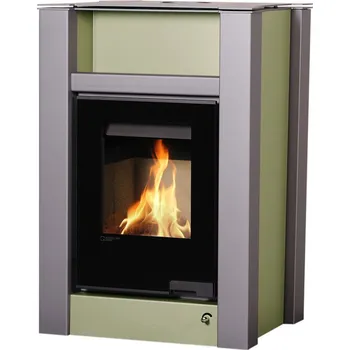Krbová kamna HS FLAMINGO Krbová kamna AQUAFLAM VARIO ® LEND 11/7kW olivová