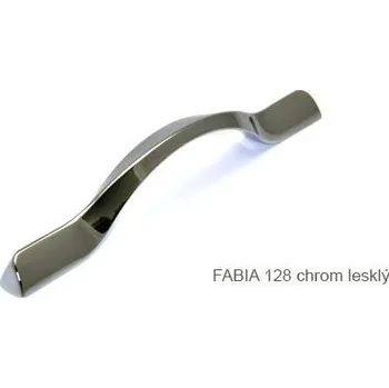 Nábytkové kování kovová úchytka FABIA 128,160,192,224,320 Varianta: FABIA 128 chrom lesklý