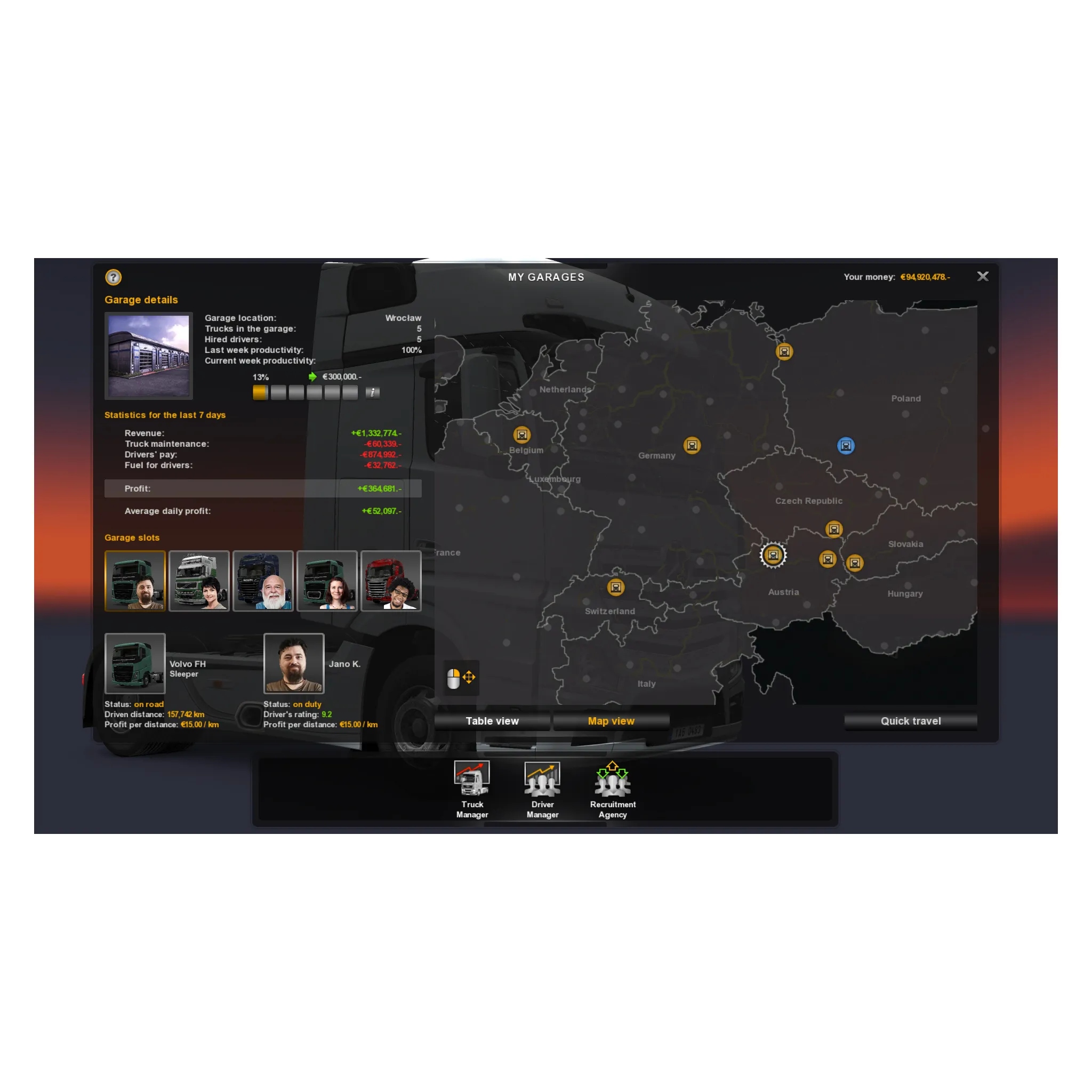 Fotografie 11 - Počítačová hra Euro Truck Simulator 2 PC Steam