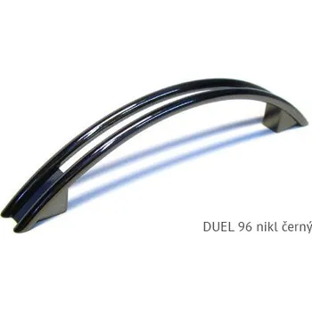 kovová úchytka DUEL 96,128 Varianta: DUEL 96 černý nikl