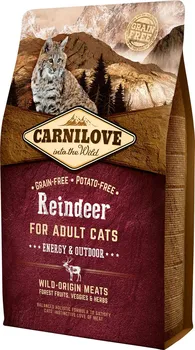 Krmivo pro kočku Carnilove Cat Reindeer for Adult Energy & Outdoor 2 kg