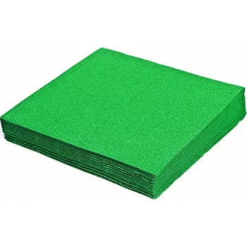 Papírový kapesník POL- MAK ubrousky 33x33cm, 3V - trávově zelené - 20ks