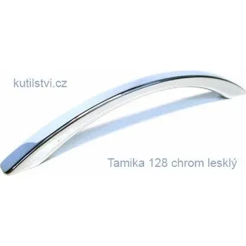 kovová úchytka TAMIKA 128 Varianta: TAMIKA 128 chrom lesklý