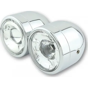 Osvětlení pro motocykl SHIN YO - Něměcko Led přední světlo TWIN barva: chrom