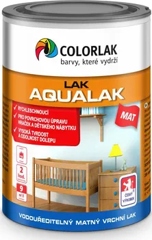 Lak na dřevo Colorlak Aqualak 0,6 l bezbarvý matný 