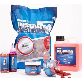 Boilies Nash Boilie Instant Action Hot Tuna 1kg Průměr: 18 mm, Balení: 1 kg