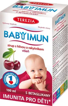 Přírodní produkt Terezia Company Baby Imum s hlívou a rakytníkem višeň 100 ml