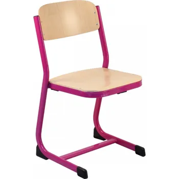 Jídelní židle NVT Žákovská školní židle Z 30 Velikost: 6 - postava 159-188 cm, Barva kovu: RAL 2004 - oranžová