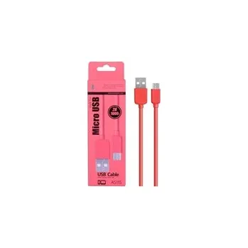 Počítač Plus AS115 datový a nabíjecí, konektor micro USB, červený