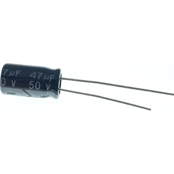 Kondenzátor Elektrolytický kondenzátor 47uF/50V 6x11mm 20%