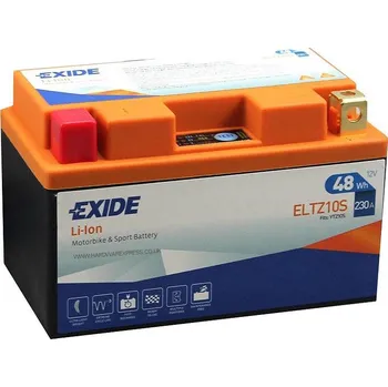 Motobaterie Exide ELTZ10S 12V 4Ah 230A