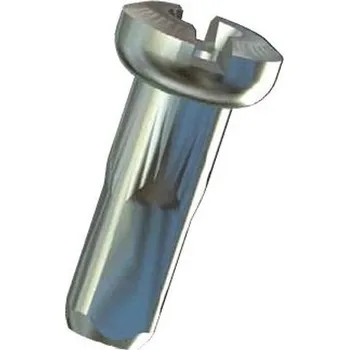 Náboj kola Nipl Sapim polyax mosaz 2x12mm stříbrný