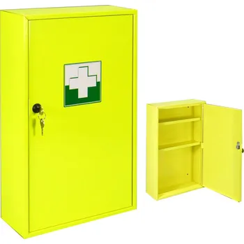 Lékárnička Kovová lékárnička FLUO, náplň pro sklady