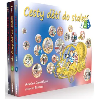 Cesty dětí do staletí: 1-3 - Kateřina Schwabiková (2019, pevná bez přebalu lesklá, box)