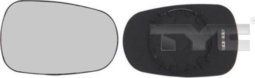 TYC 328-0165-1 Miroir Rétroviseur Extérieur Droit Chauffé Convexe Scénic III
